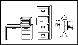 Windows NT Jr. holding two files from two different file systems