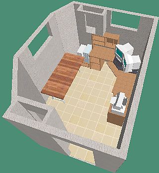 3D image of Computer Room