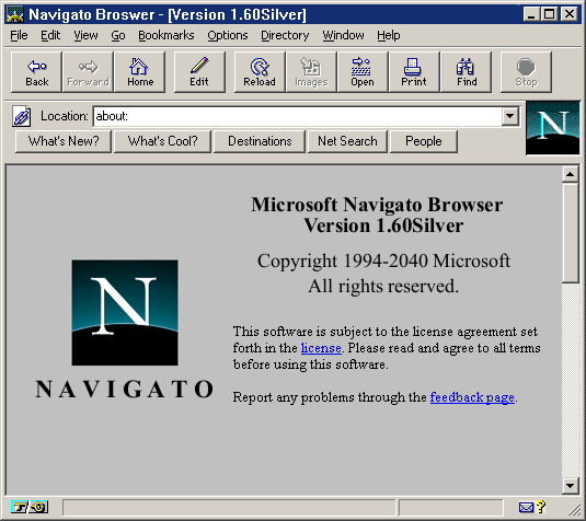 If Microsoft was Huntersoft, Navigato v1.60Silver